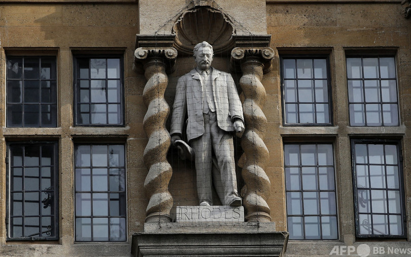 英植民地政治家ローズ像、撤去中止 オックスフォード大