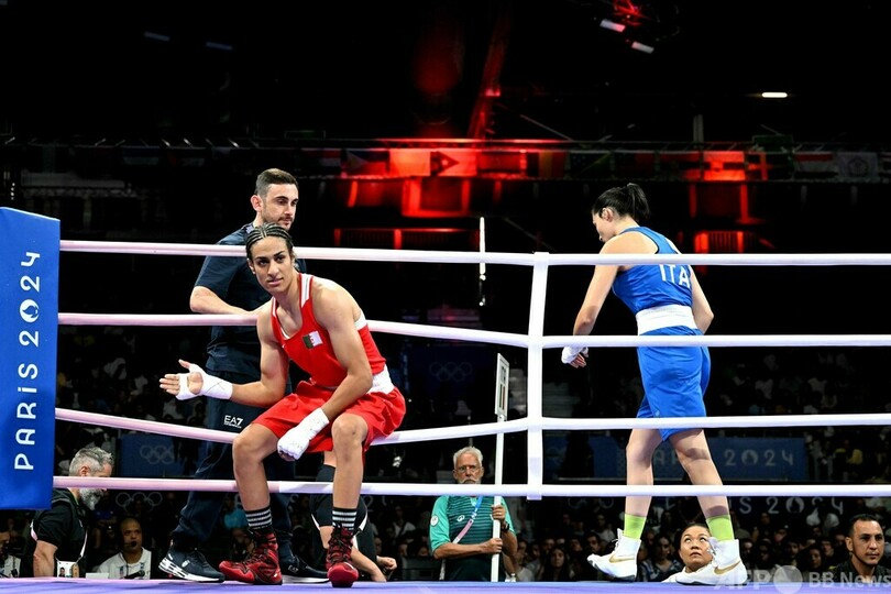 パリ五輪ボクシングで性別騒動 渦中の女子選手が46秒勝利