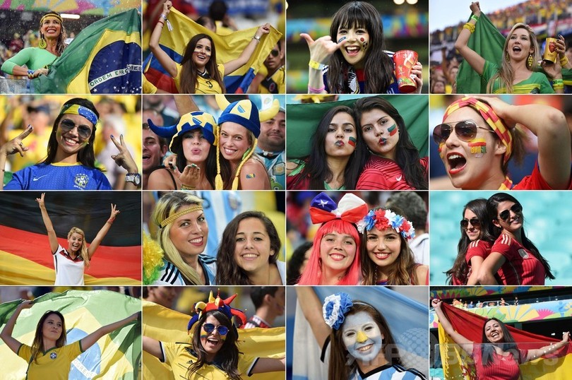 写真特集 W杯ブラジル大会の 美人 サポーター 写真46枚 国際ニュース Afpbb News