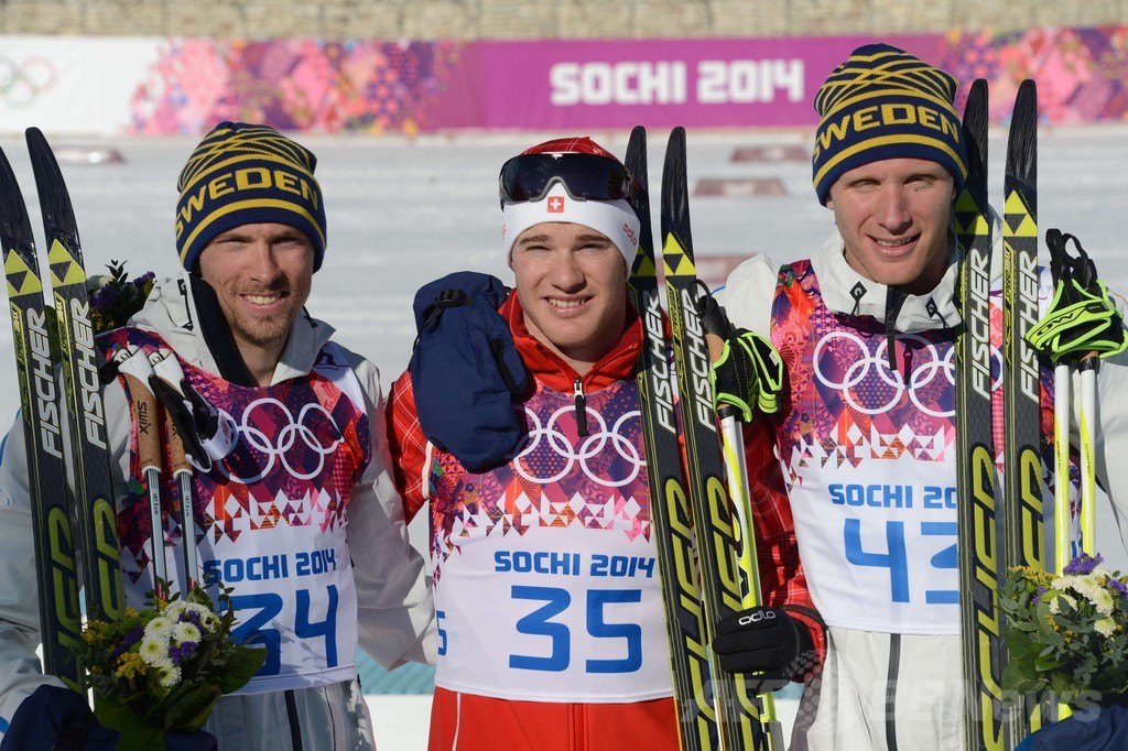 コローニャがクロスカントリー2冠、ソチ五輪 写真5枚 国際ニュース:AFPBB News