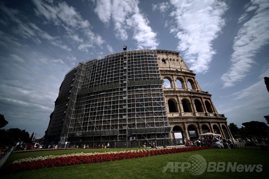 コロッセオの大規模改修が進行中、伊ローマ
