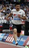 陸上、ダイヤモンドリーグ第10戦、男子100メートル決勝。レースに臨む桐生祥秀（2019年7月20日撮影）。(c)Ian KINGTON / AFP