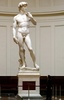 イタリア・フィレンツェ（Florence）のアカデミア美術館（Accademia Gallery）に展示されているミケランジェロ（Michelangelo）の「ダビデ像」（2004年5月24日撮影、資料写真）。(c)AFP/Vincenzo PINTO