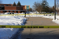 2008年2月15日、銃乱射事件が発生した米イリノイ（Illinois）州デカルブ（De Kalb）のノーザン・イリノイ大学（Northern Illinois University）。(c)AFP/Amanda Rivkin