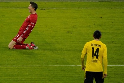 バイエルンがドルトに逆転勝利 レワンドフスキ3発