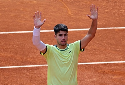 1か月ぶり復帰のアルカラス、マドリードOP連覇に向け初戦突破