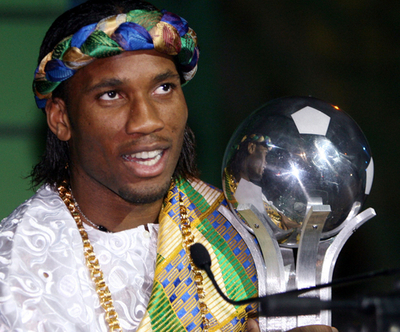 ＜サッカー＞ドログバが2006年アフリカ年間最優秀選手に選出される - ガーナ