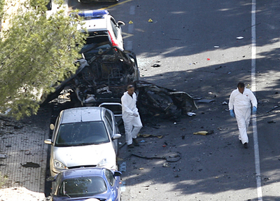 スペイン・マヨルカ島で爆弾が爆発、警官2人死亡