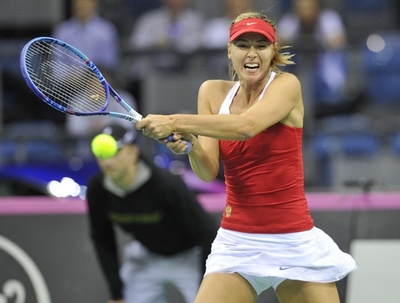 シャラポワ、脚の故障でフェド杯準決勝を欠場