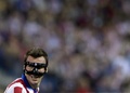 14-15スペイン1部リーグ第6節、アトレティコ・マドリード（Atletico de Madrid）対セビージャFC（Sevilla FC）。試合に臨むアトレティコ・マドリードのマリオ・マンジュキッチ（Mario Mandzukic、2014年9月27日撮影）。(c)AFP/DANI POZO