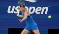 全米オープンテニス、女子シングルス3回戦。リターンを狙うキャロライン・ウォズニアッキ（2023年9月1日撮影）。(c)TIMOTHY A. CLARY / AFP