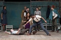 ロンドン（London）のグローブ座（Shakespeare&apos;s Globe）で行われた「ハムレット（Hamlet）」のフォトコール（2014年4月23日撮影）。(c)AFP/LEON NEAL
