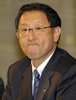 トヨタ自動車（Toyota Motor）本社でF1からの撤退を発表する同社の豊田章男（Akio Toyoda）社長（2009年11月4日撮影）。(c)AFP/TOSHIFUMI KITAMURA
