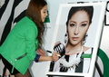韓国のソウル市内で開催された「ベネトン（Benetton）」の2013年春夏広告キャンペーンに出席した、歌手のボア（BoA、2013年3月20日撮影）。(c)STARNEWS