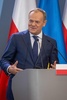 ポーランドのドナルド・トゥスク首相（2024年3月28日撮影）。(c)Wojtek Radwanski / AFP