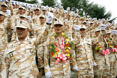 韓国陸軍　イラク平和復興支援群司令官チャレンジ 韓国、イラク派遣部隊の撤収期限を1年間延長 規模は半減 写真1枚 国際