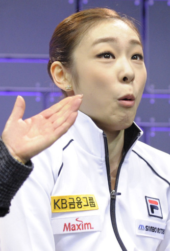 キム・ヨナが優勝、浅田が3位 世界フィギュア