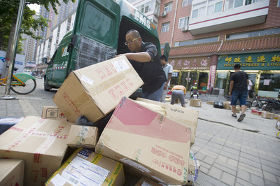 中国の7月の物流景気指数は53.8%