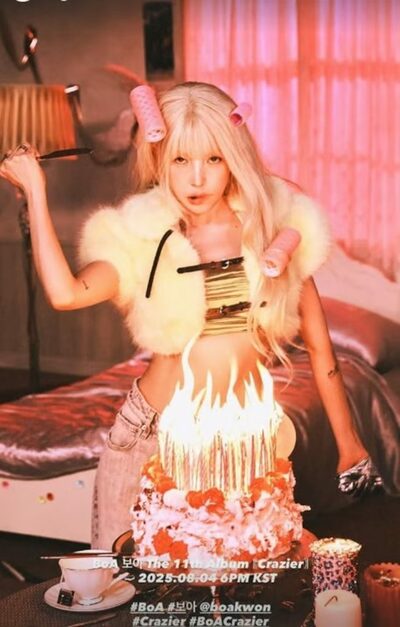 BoA、11thアルバム「Crazier」で大胆な変身