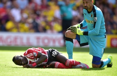 サウサンプトンとワトフォードはドロー、マネが脳振とうで途中交代