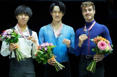 山本草太がスケートカナダ優勝 三浦2位、友野は4位