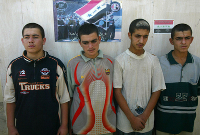 アルカイダの自爆訓練受けた少年らの身柄拘束、イラク内務省発表