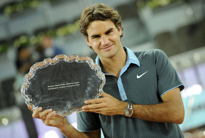 フェデラー ナダルを下し優勝を飾る、マドリード・オープン