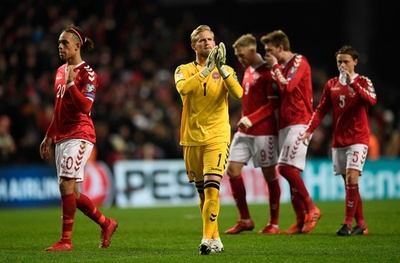 デンマークとアイルランドは無得点引き分け、欧州予選プレーオフ