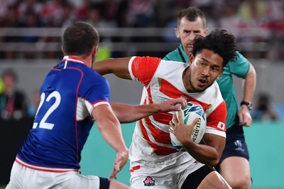 ラグビーW杯8強目指す日本、バックストリート・ボーイズで士気高める