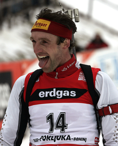 ＜バイアスロン 06-07W杯・第6戦＞ズマン 男子15キロメートル・マススタートで優勝を果たす - スロベニア