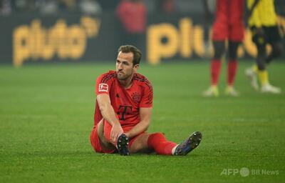 バイエルンのケイン、太もも負傷で当面離脱