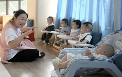 中国の公立幼稚園に乳児クラス開設  生後6カ月で入園可