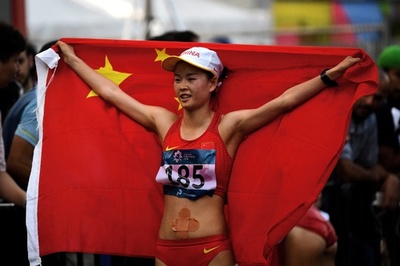 楊家玉が女子20km競歩で世界新記録樹立