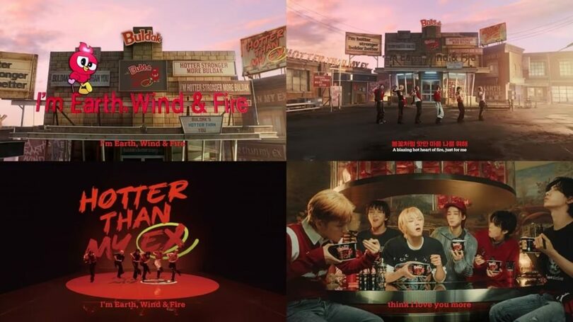三養食品のグローバルキャンペーン「Hotter Than My EX」のミュージックビデオ(c)news1