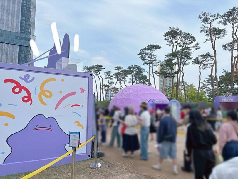 「ポケモンタウン2025 with LOTTE」イベント会場＝Xより(c)NEWSIS