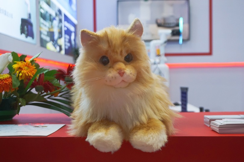 猫型ペットロボット、２０２３世界ロボット大会に登場
