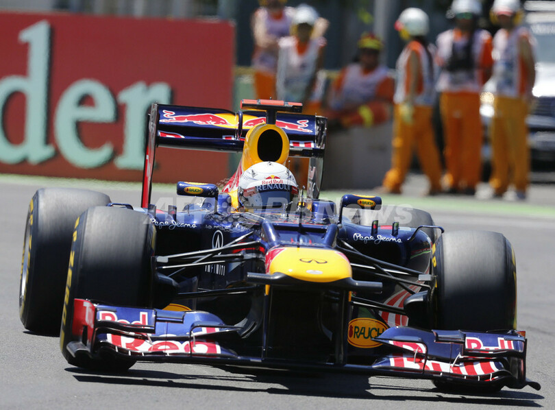 ベッテルがポールポジション獲得、可夢偉は7番手 欧州GP