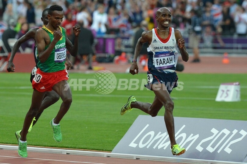 ファラーが男子5000メートル制し長距離2冠