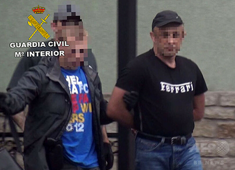 殺害恐れ枕元におの隠す、犯罪組織トップのロシア人逮捕 スペイン