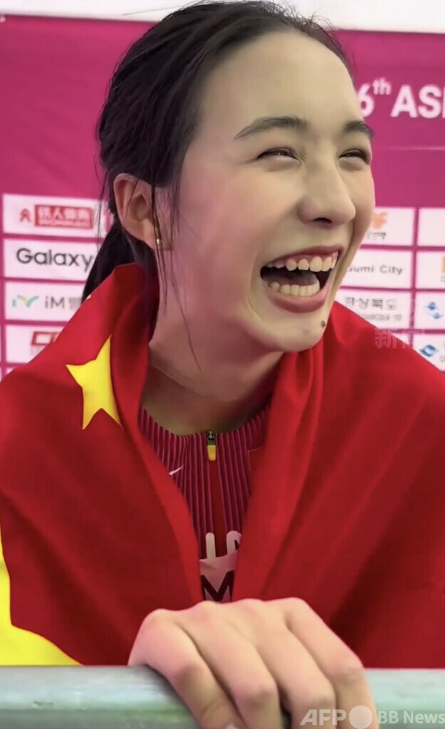 アジア選手権女子200メートルで史上最年少のチャンピオンが誕生