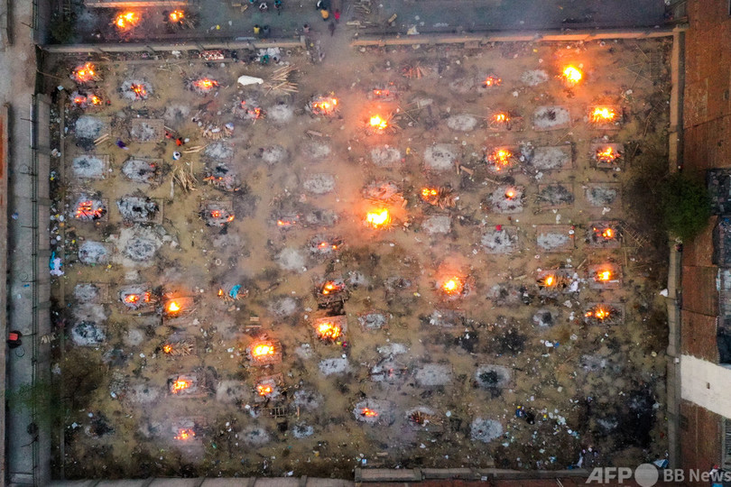 インドのコロナ流行「悲痛の域超える」 WHO事務局長が警鐘