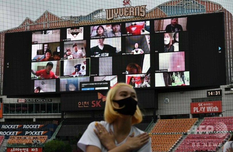 ファンなし、唾吐きなし 韓国プロ野球が開幕