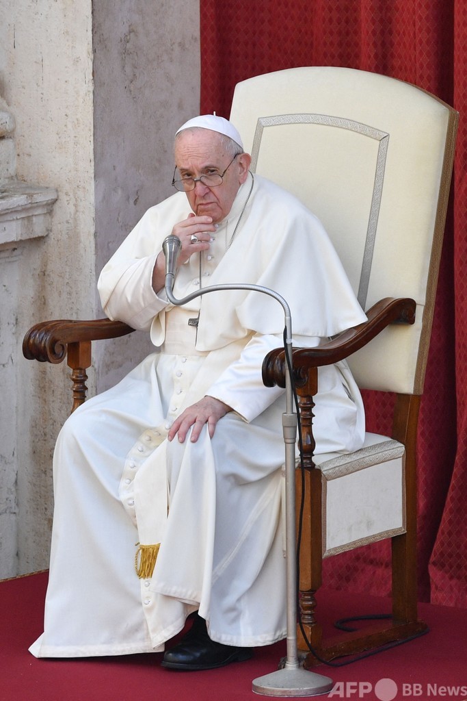 ローマ教皇、半年ぶりに対面で一般謁見 喜び語る