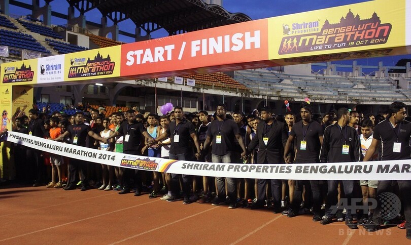 折り返し地点行きすぎバスで帰還、印マラソン大会