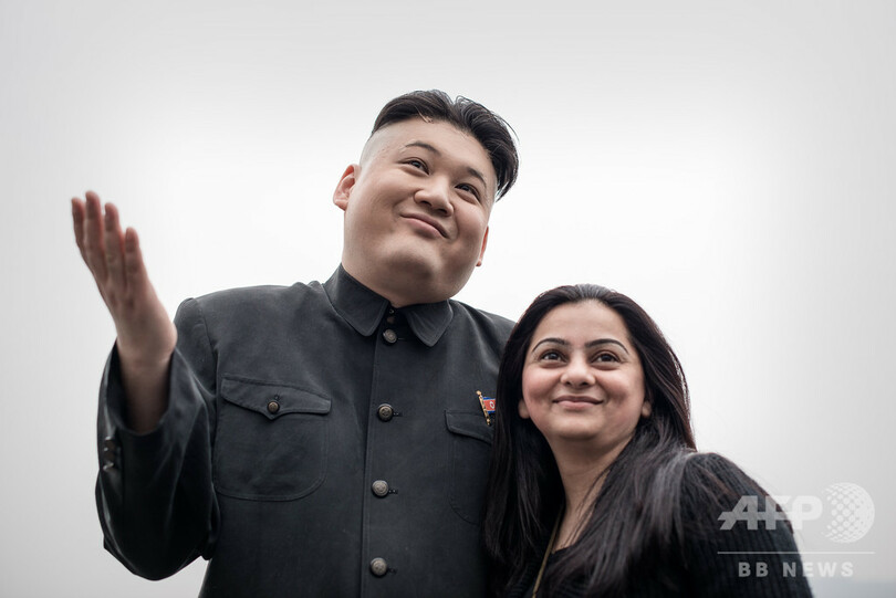 【写真特集】雰囲気はまるで本物、金正恩氏のそっくりさん「ハワードX」