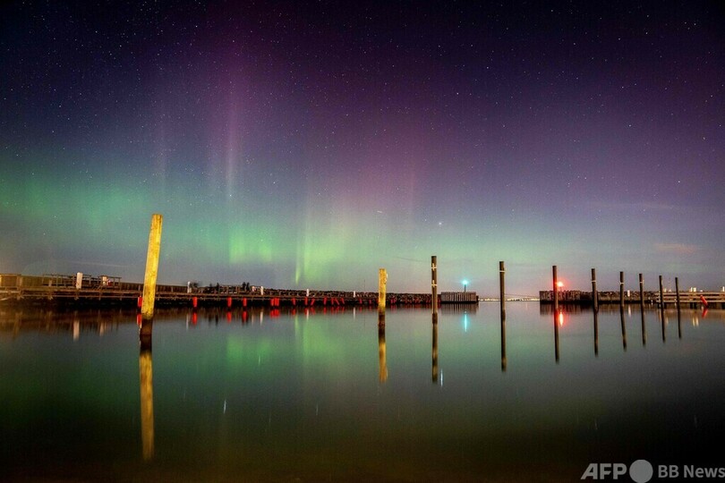 夜空照らす幻想的な光 デンマークでオーロラ観測