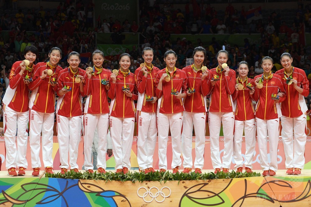 中国がセルビアを下して3個目の金 バレーボール女子 写真7枚 国際ニュース Afpbb News