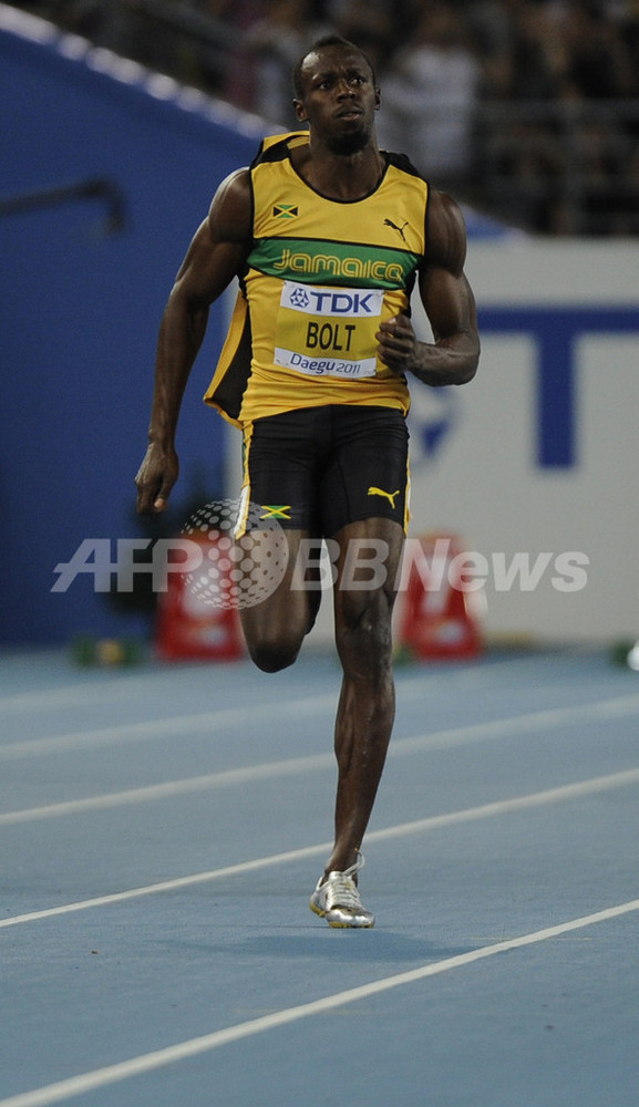 ボルト 男子100メートルで準決勝進出 世界陸上大邱大会 写真7枚 国際ニュース Afpbb News