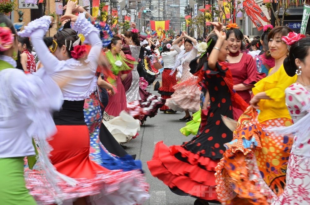 フラメンコ 壮観！総勢500人のフラメンコ 東京・立川市 写真8枚 国際ニュース