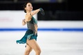 21-22フィギュアスケートグランプリ（GP）シリーズ第2戦、スケート・カナダ、女子シングル・フリースケーティング（FS）。演技に臨むエリザベータ・トゥクタミシェワ（2021年10月30日撮影）。(c)Geoff Robins / AFP